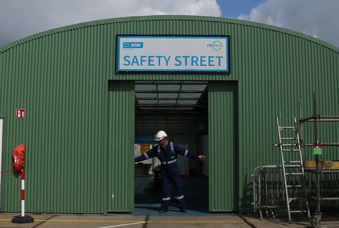 Safety street, atm, PPE, training, toolbox